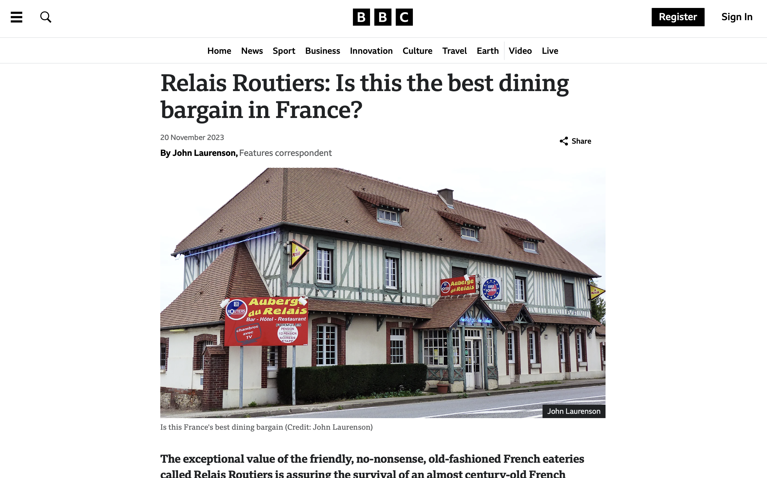 Relais Routiers: Is this the best dining bargain in France? Les Relais ...
