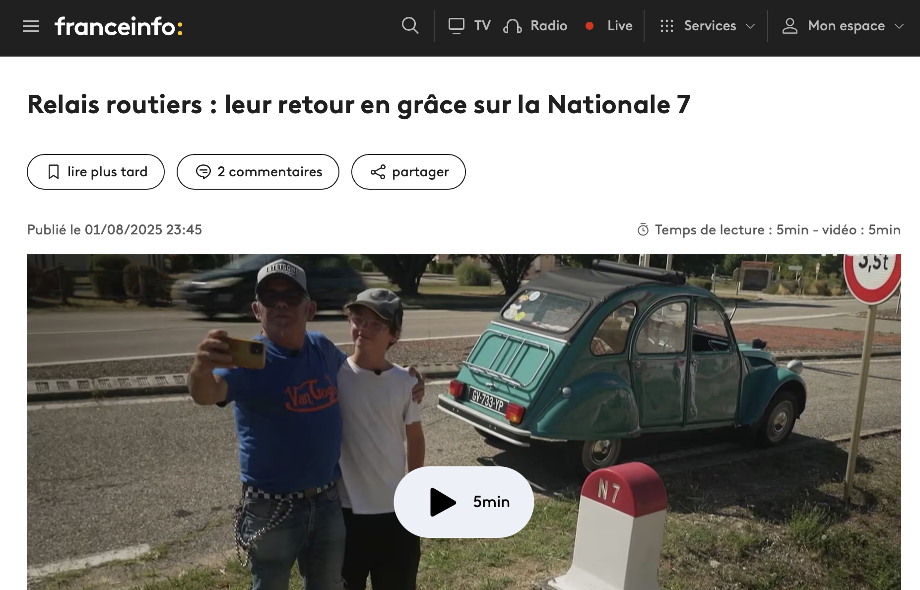 Relais routiers : leur retour en grâce sur la Nationale 7 Les Relais ...